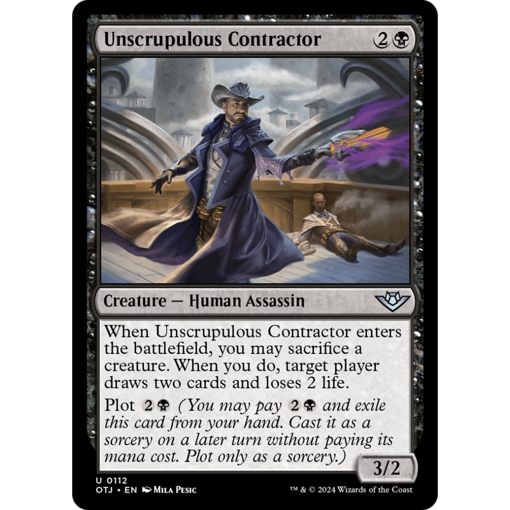 Unscrupulous Contractor (OTJ-112) Foil - Single