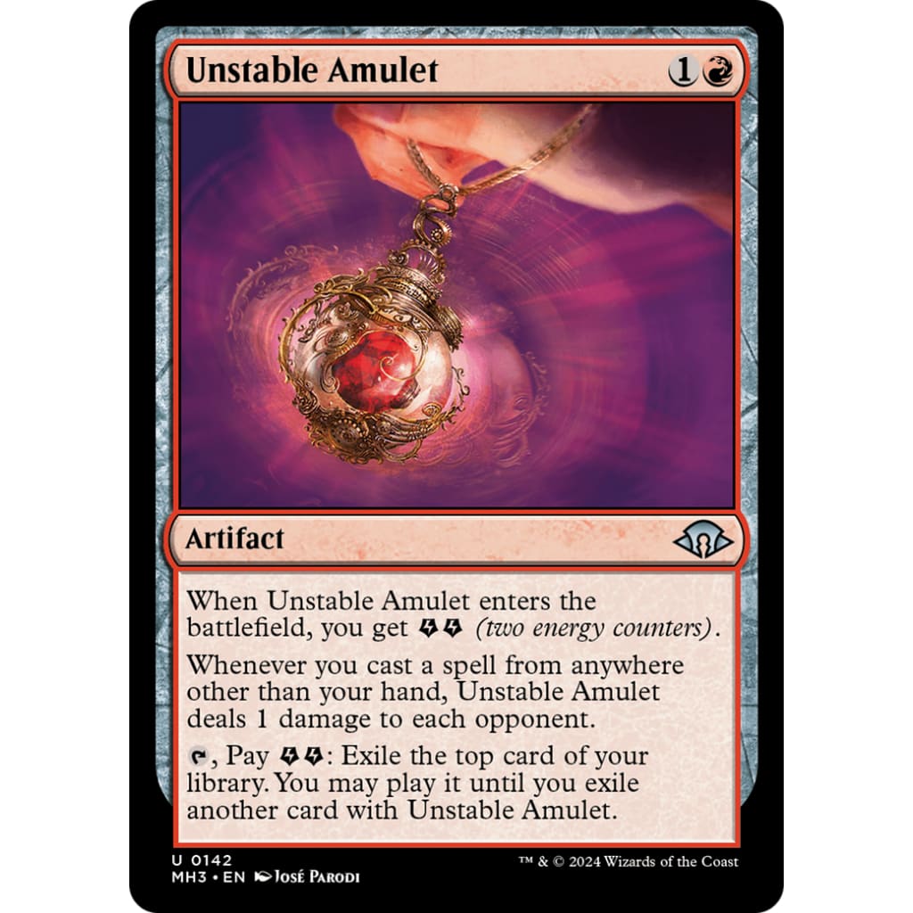Unstable Amulet (MH3-142) - Single