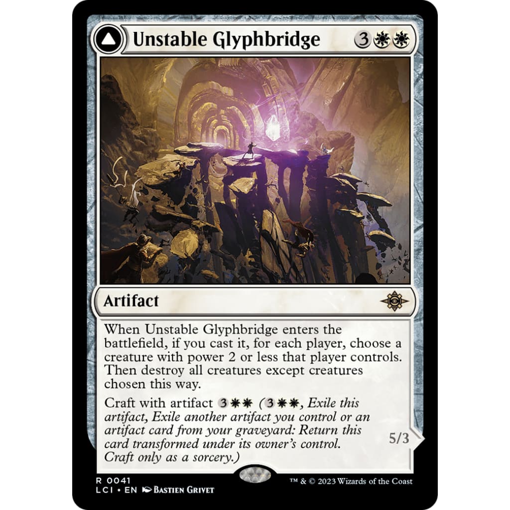 Unstable Glyphbridge // Sandswirl Wanderglyph (LCI-041)