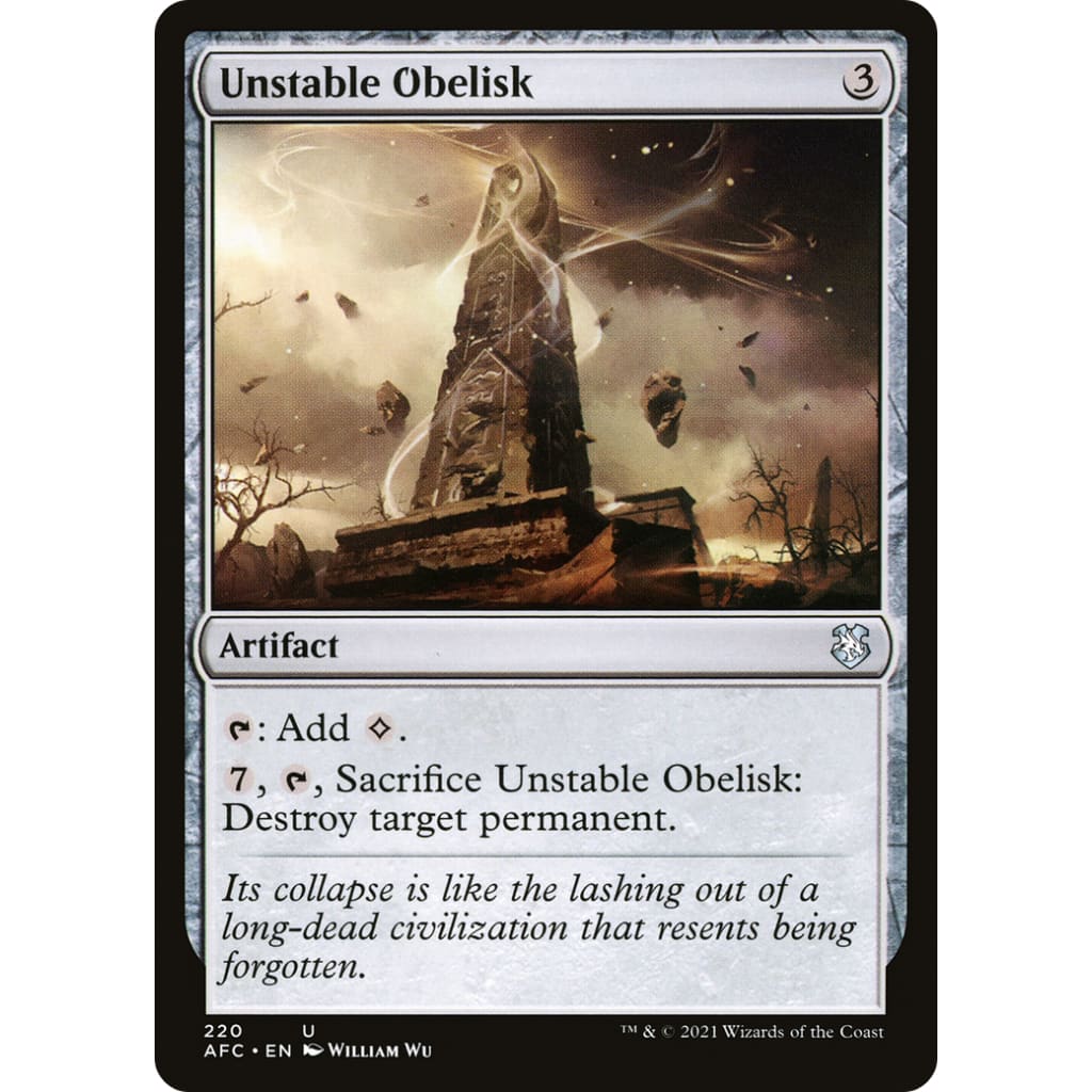 Unstable Obelisk (AFC-220) - Single