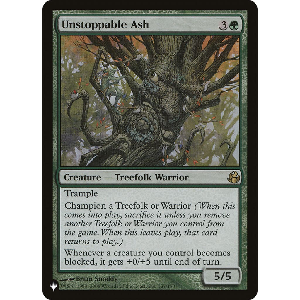 Unstoppable Ash (PLST-MOR-137) - Single
