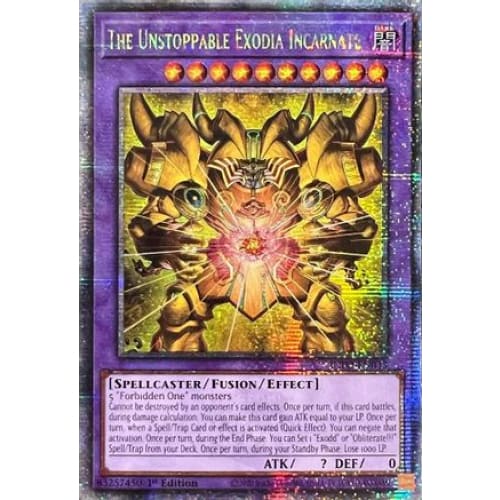 The Unstoppable Exodia Incarnate (Quarter Century Secret