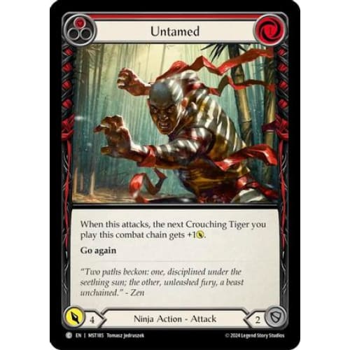 Untamed (Red) (PART THE MISTVEIL) - Single