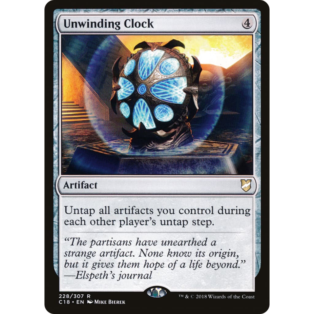 Unwinding Clock (C18-228) - Single