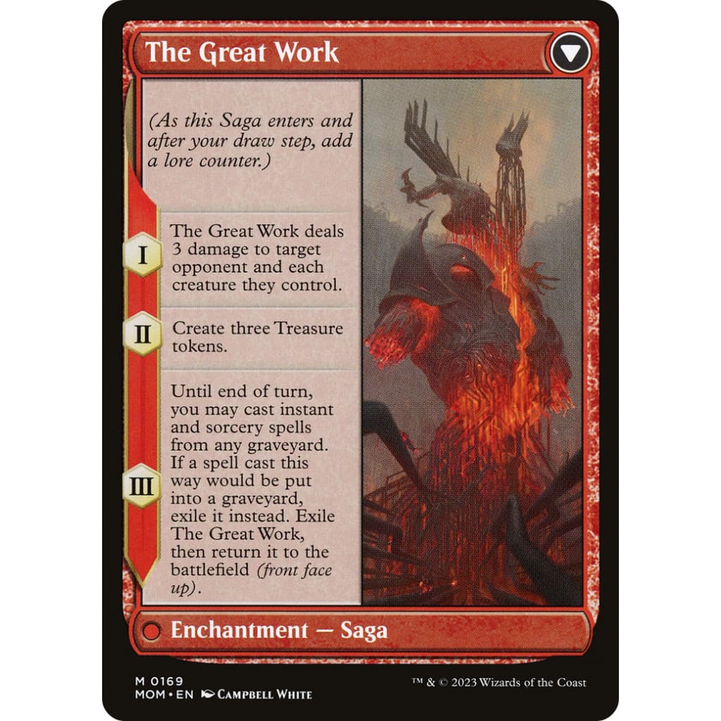Urabrask // The Great Work (MOM-169) Foil - Single
