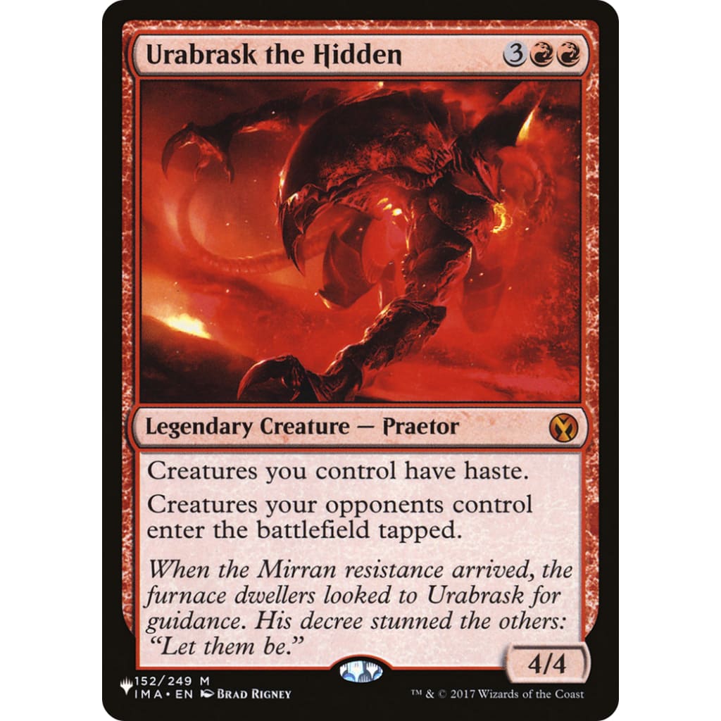 Urabrask the Hidden (PLST-IMA-152) - Single