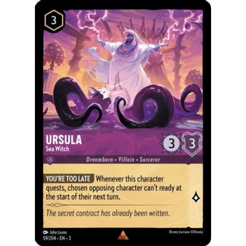 Ursula - Sea Witch (59/204) - Into the Inklands Cold Foil