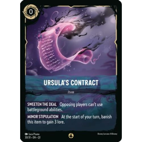 Ursula’s Contract (30/31) - Illumineers Quest Deep Trouble