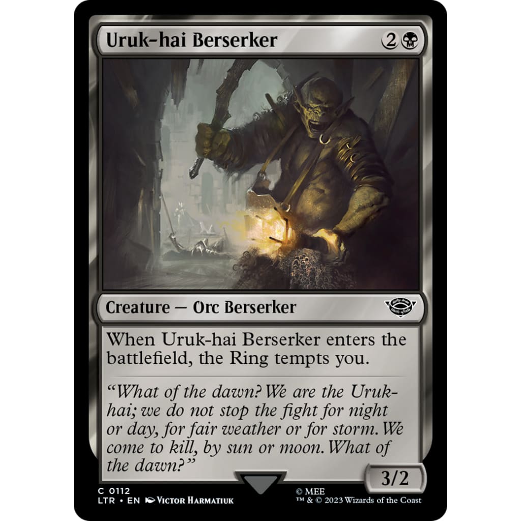 Uruk-hai Berserker (LTR-112) Foil - Single