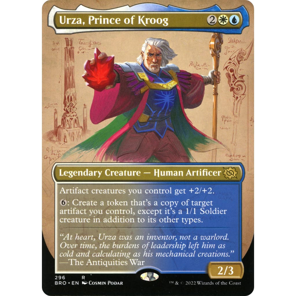 Urza Prince of Kroog (BRO-296) (Borderless) - Single