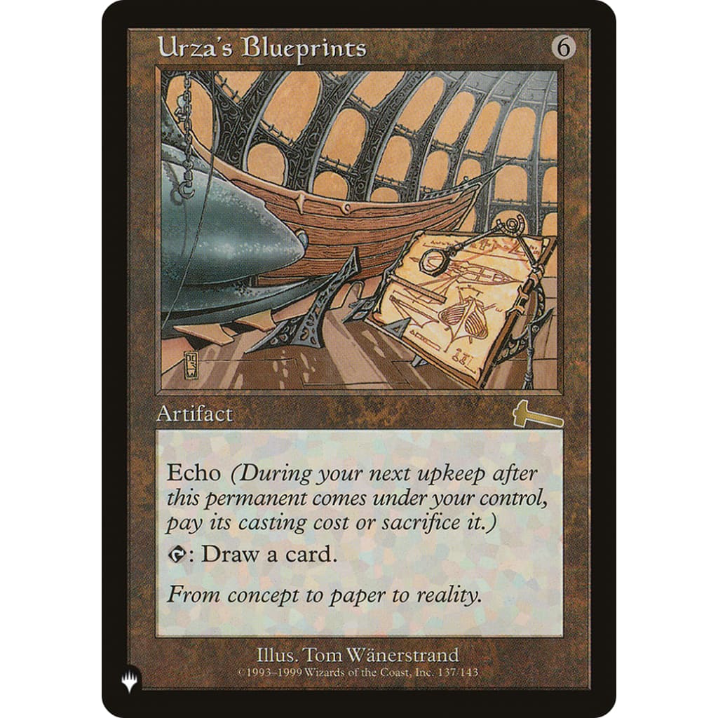 Urza’s Blueprints (PLST-ULG-137) - Single