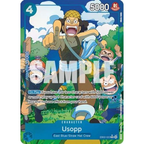 Usopp (Alternate Art) EB02-022 R Extra Booster: Anime 25th