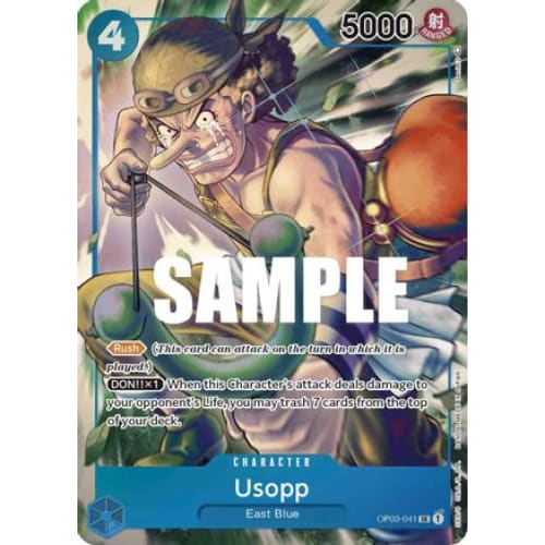 Usopp (Alternate Art) OP03-041 SR Pillars of Strength Foil