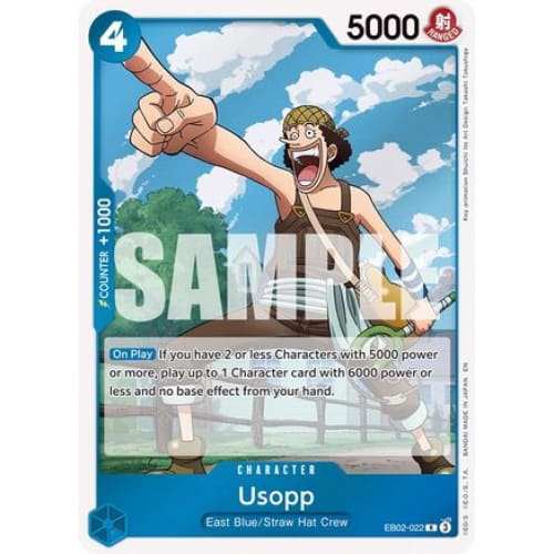 Usopp EB02-022 R Extra Booster: Anime 25th Collection Foil