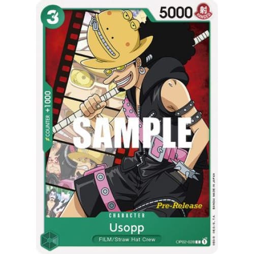 Usopp OP02-028 C Paramount War Pre-Release Cards - Single