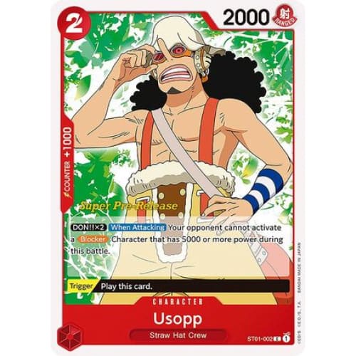 Usopp ST01-002 C Super Pre-Release Starter Deck 1: Straw
