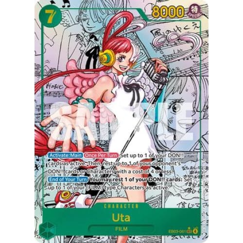 Uta (061) (Manga) EB03-061 SEC Extra Booster: One Piece