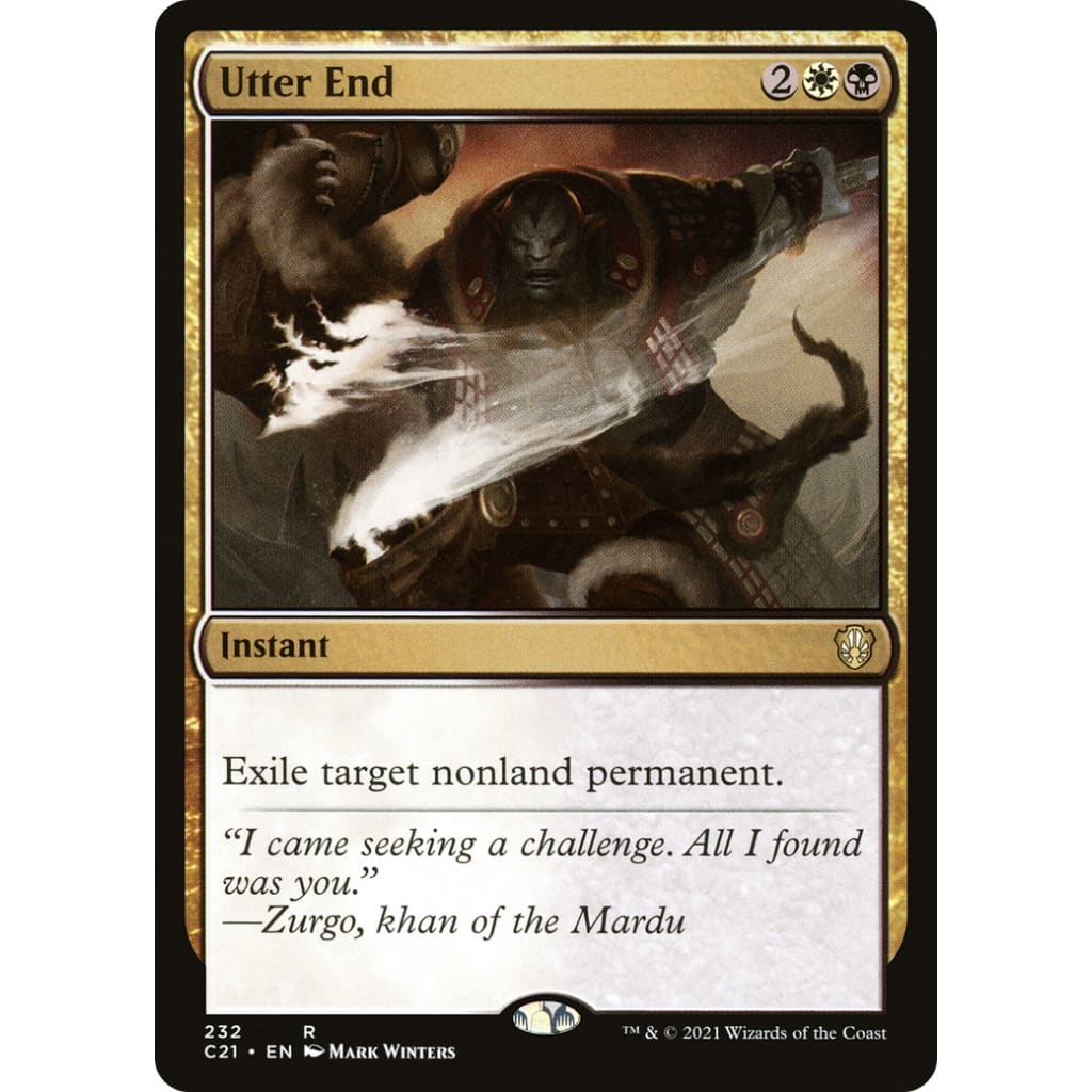 Utter End (C21-232) - Single