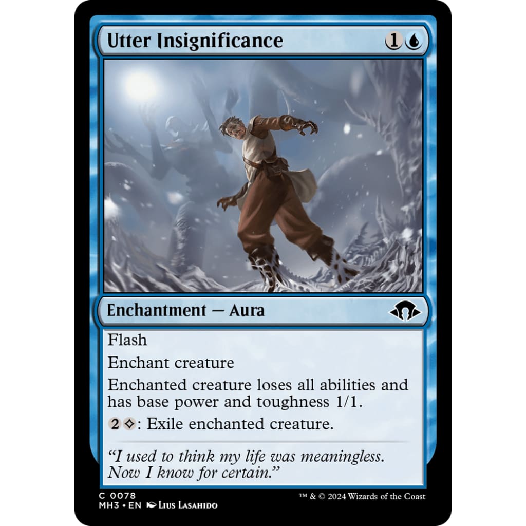 Utter Insignificance (MH3-078) Foil - Single