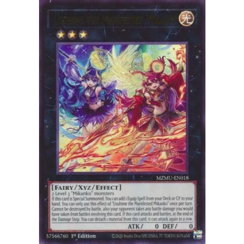Uzuhime the Manifested Mikanko - MZMU-EN018 Ultra Rare 1st