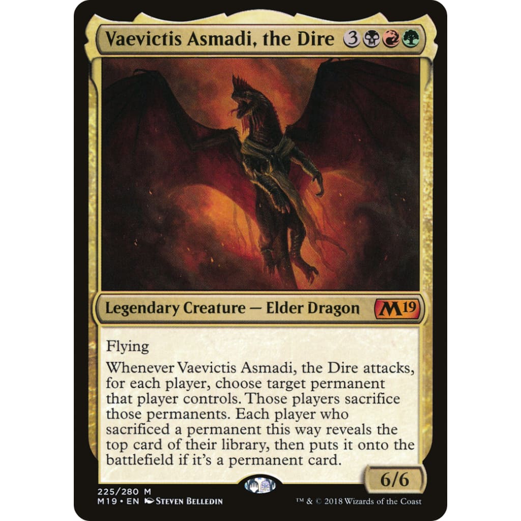 Vaevictis Asmadi the Dire (M19-225) Foil - Single