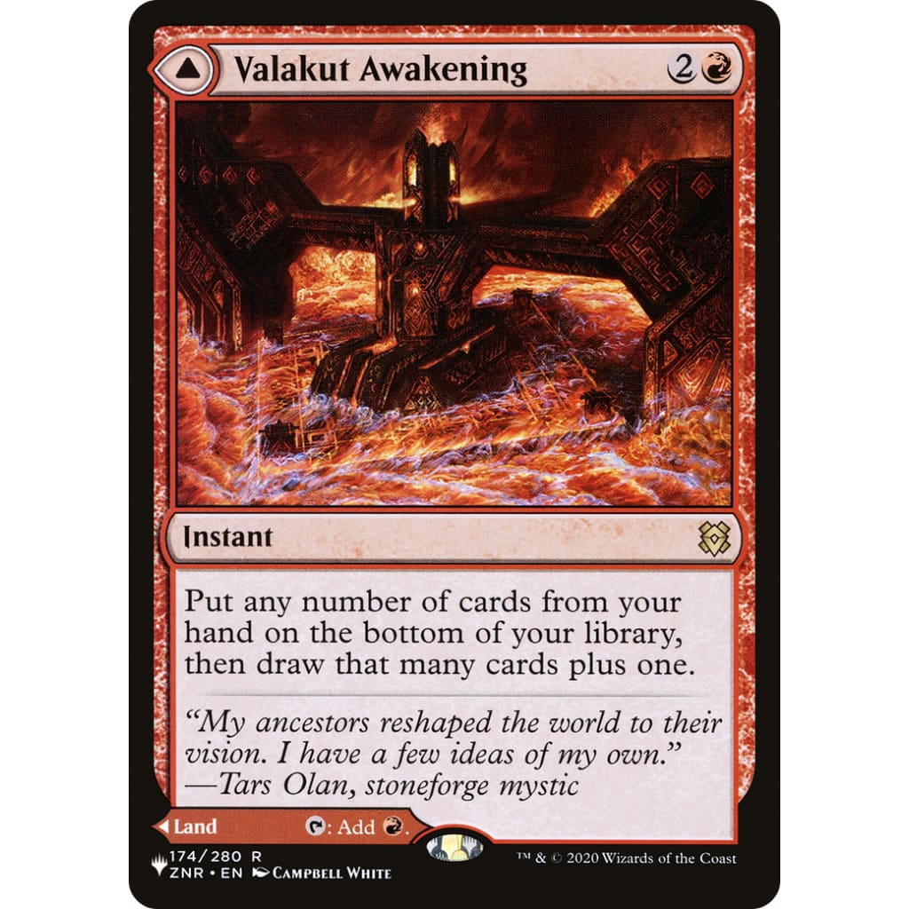 Valakut Awakening // Stoneforge (PLST-ZNR-174) - Single