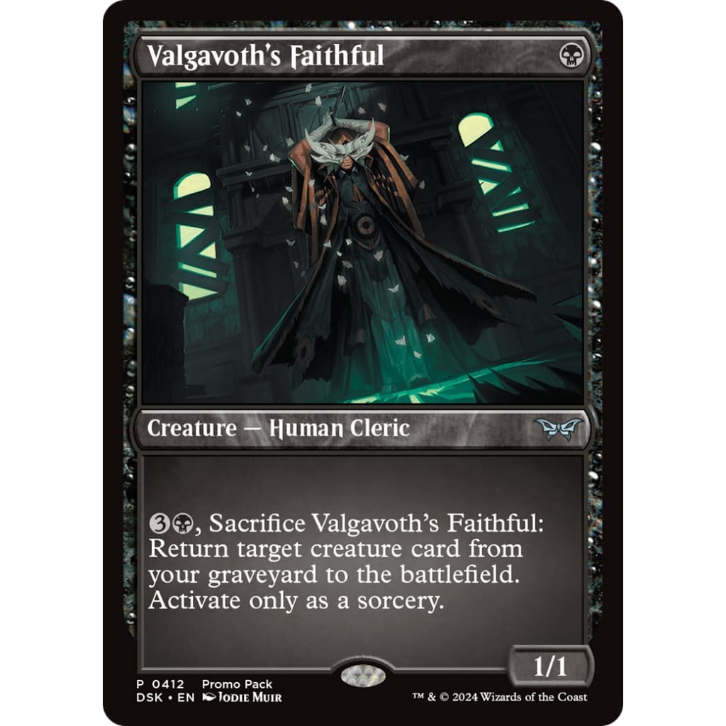 Valgavoth’s Faithful (DSK-412) Foil - Single