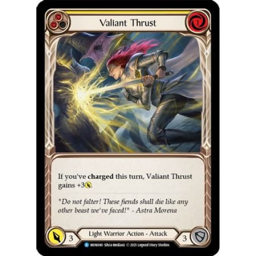 Valiant Thrust (Yellow) (MONARCH) Unlimited Edition - Single