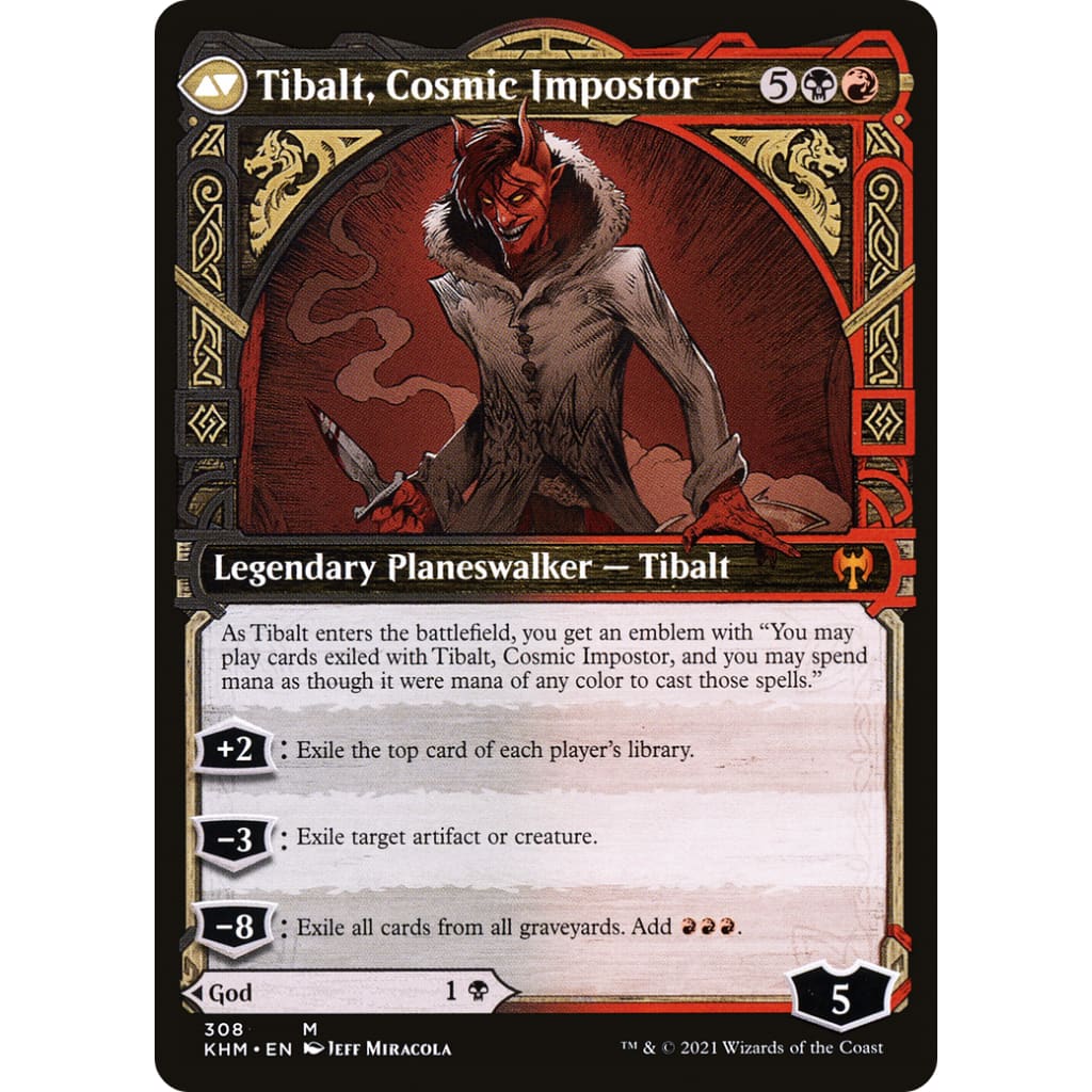 Valki God of Lies // Tibalt Cosmic Impostor (KHM-308):