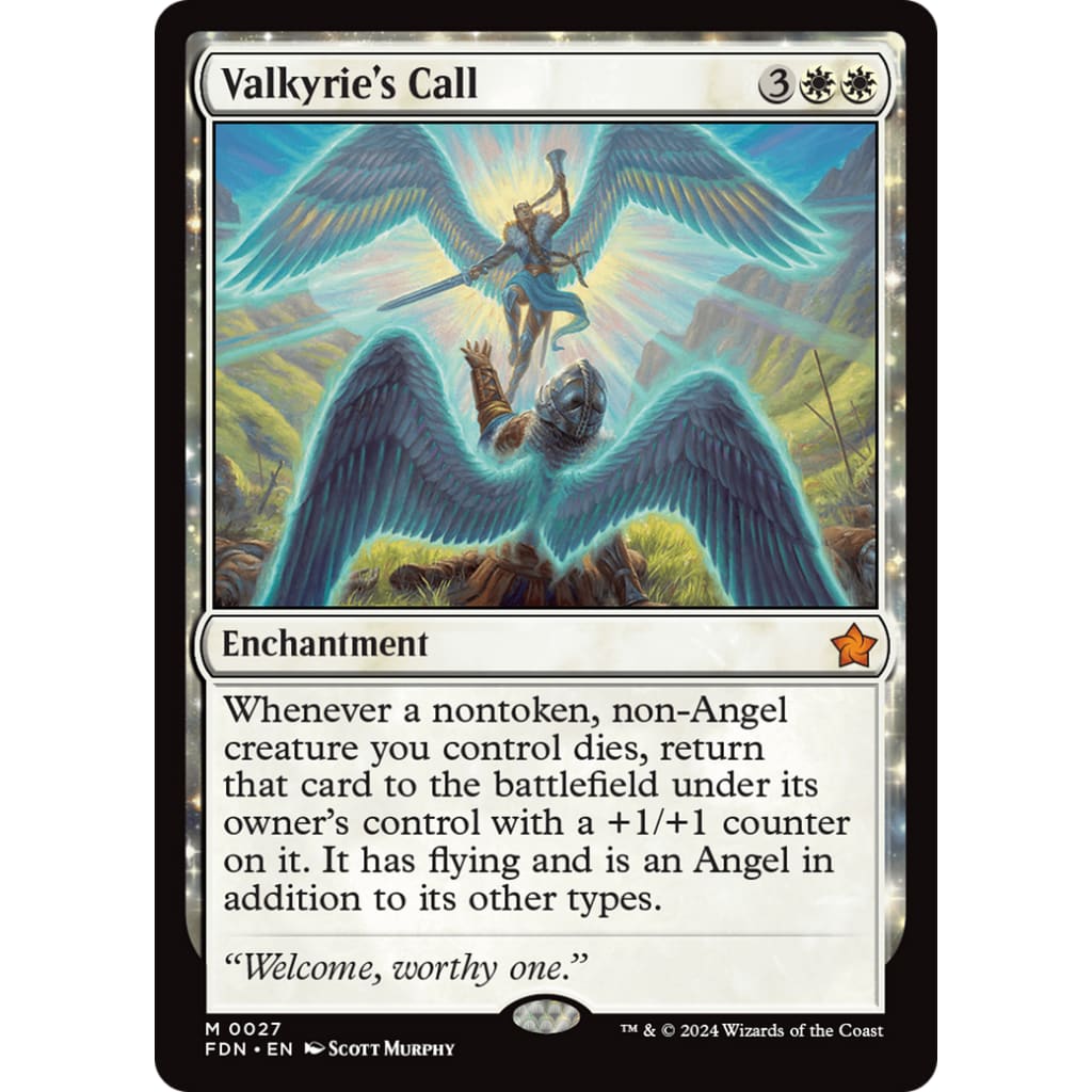 Valkyrie’s Call (FDN-027): (nyxtouched) Foil - Single
