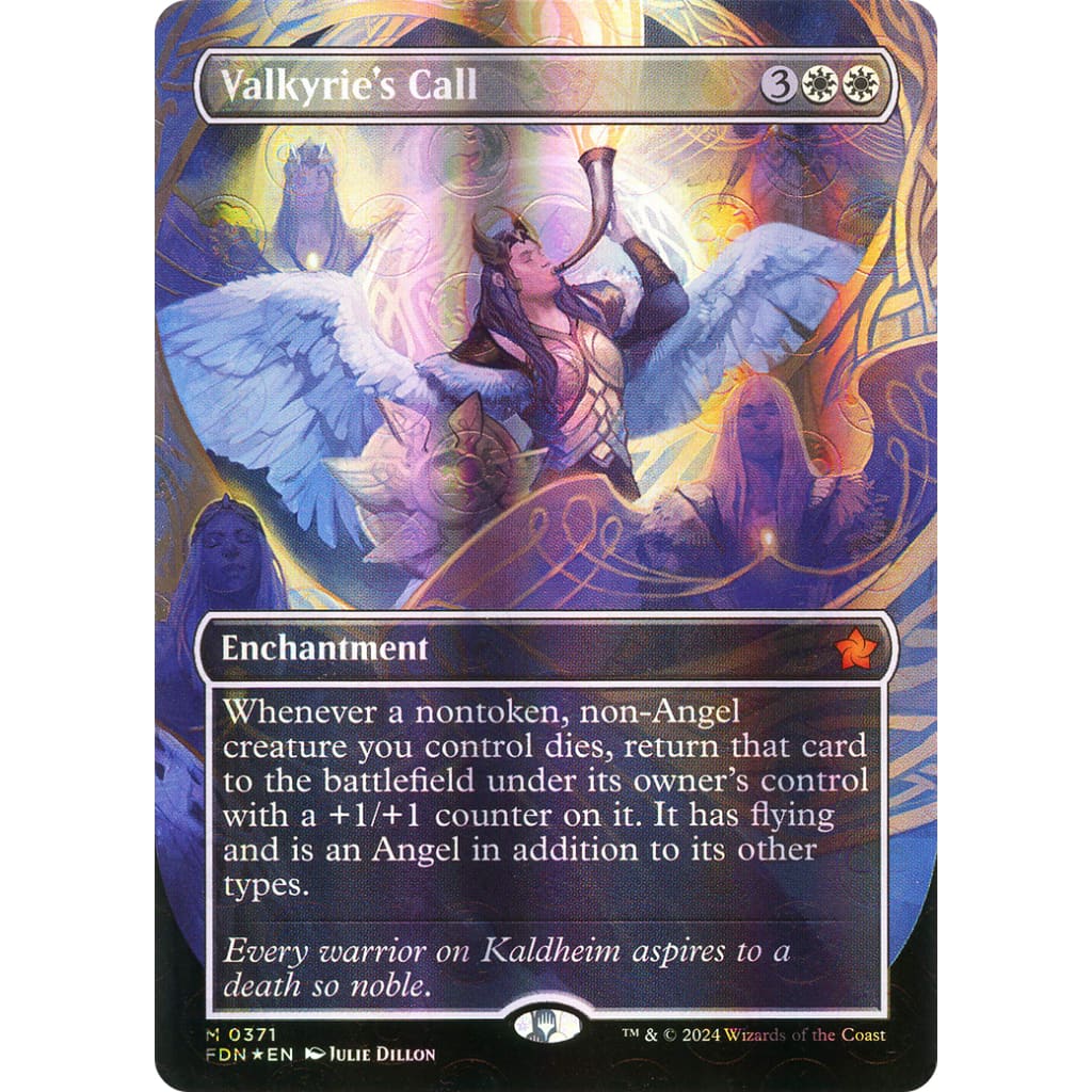 Valkyrie’s Call (FDN-371) (Borderless) Foil - Single