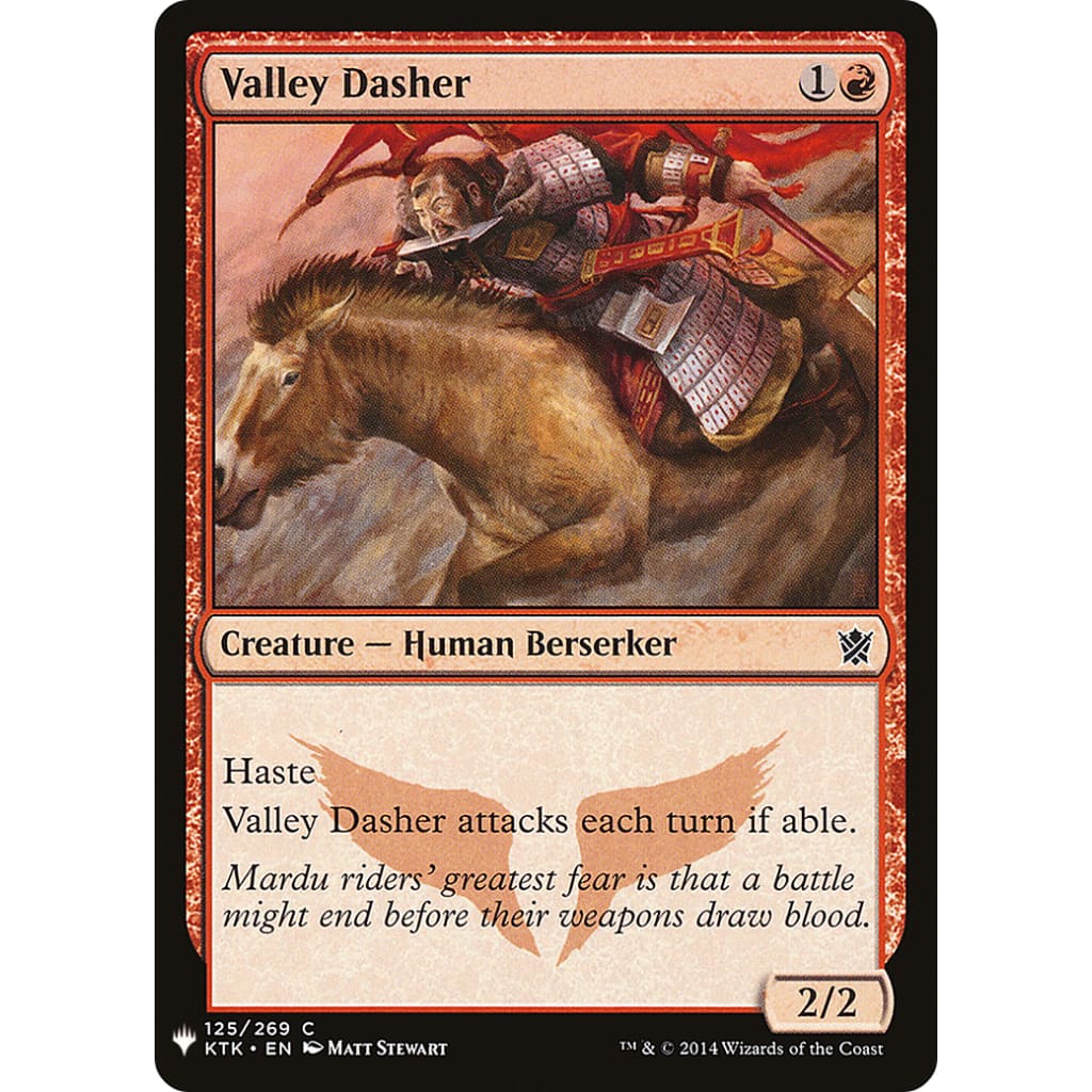 Valley Dasher (PLST-KTK-125) - Single