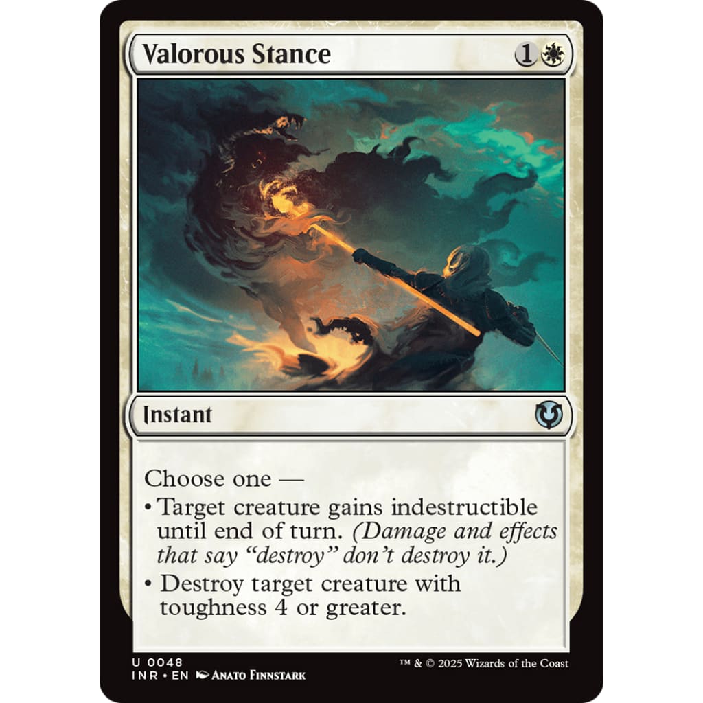 Valorous Stance (INR-048) Foil - Single