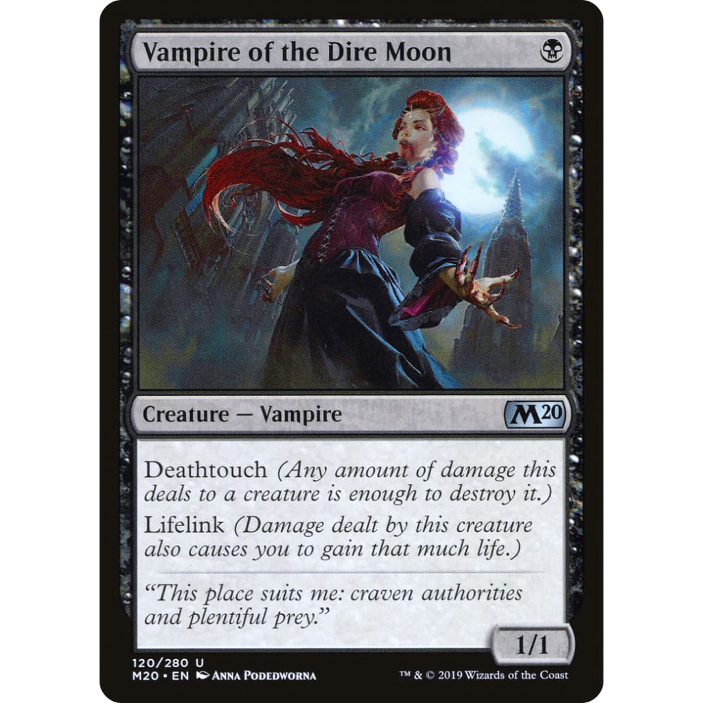 Vampire of the Dire Moon (M20-120) Foil - Single