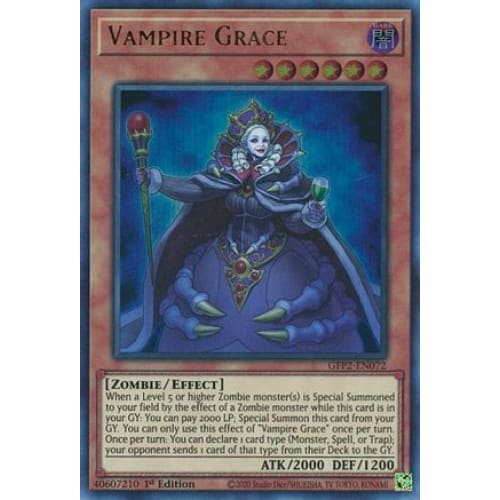 Vampire Grace (GFP2-EN072) Ultra Rare 1st Edition - Single
