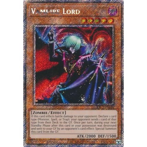 Vampire Lord (Platinum Secret Rare) - RA03-EN128 Platinum