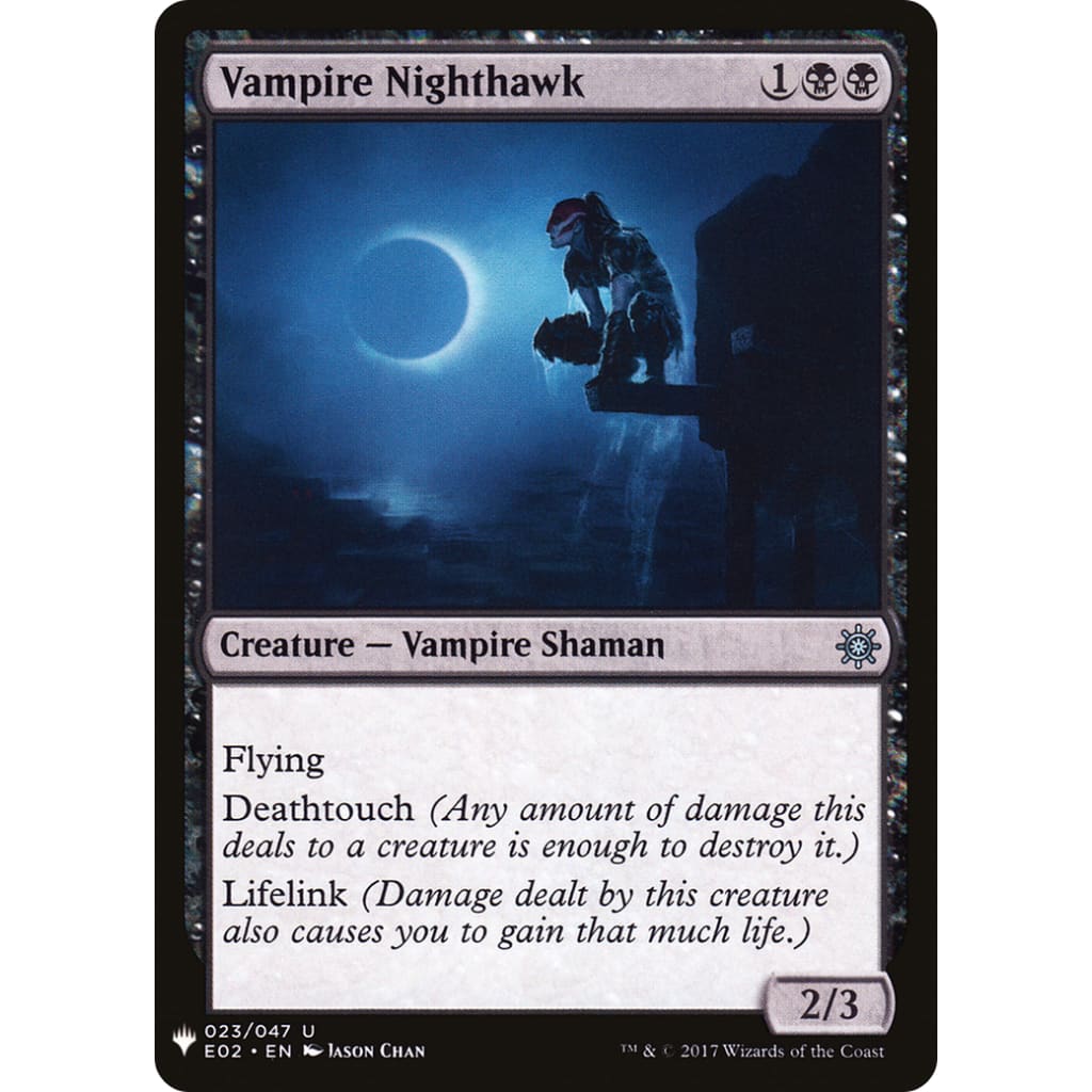 Vampire Nighthawk (PLST-E02-23) - Single