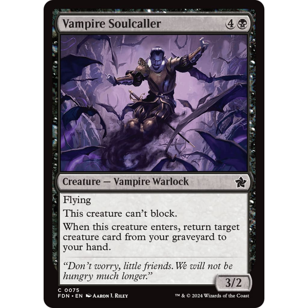 Vampire Soulcaller (FDN-075) Foil - Single