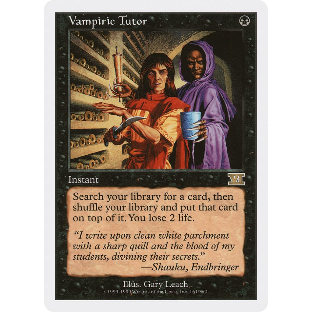 Vampiric Tutor (6ED-161) - Single