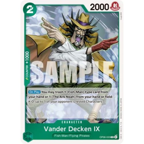 Vander Decken IX OP06-033 R Wings of the Captain Foil