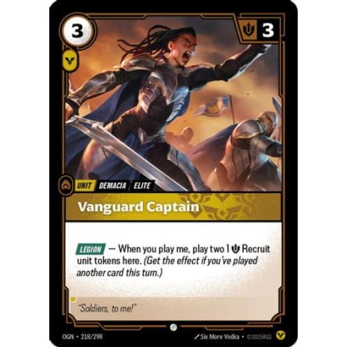 Vanguard Captain (218/298) - Origins - Single