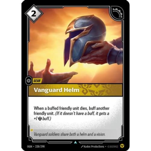Vanguard Helm (228/298) - Origins Foil - Single