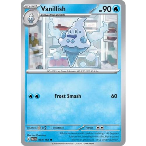 Vanillish - 044/182 (44) Common Reverse Holofoil - Single