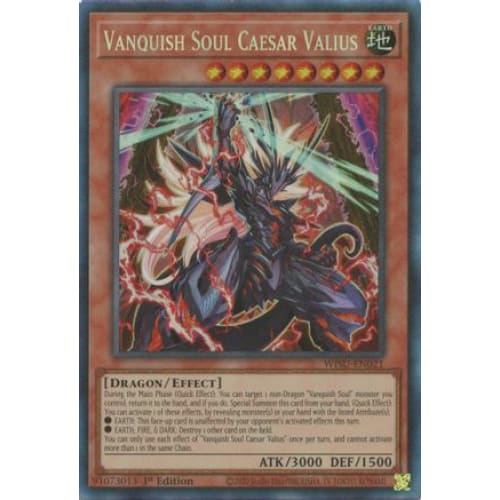 Vanquish Soul Caesar Valius (CR) - WISU-EN021 Collector’s