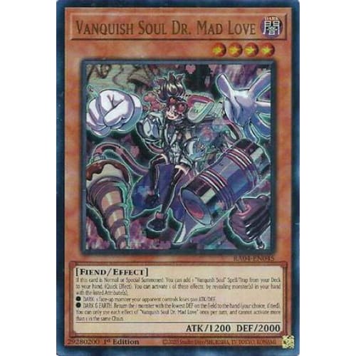 Vanquish Soul Dr. Mad Love (UR) - RA04-EN045 Ultra Rare 1st