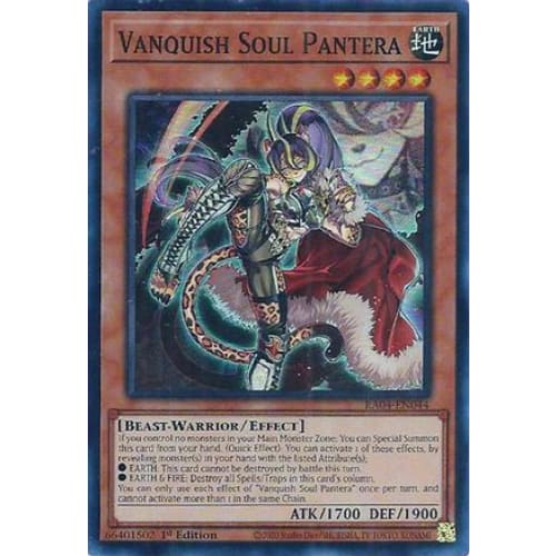 Vanquish Soul Pantera - RA04-EN044 Super Rare 1st Edition