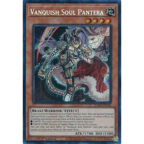 Vanquish Soul Pantera (Secret Rare) - RA04-EN044 Secret