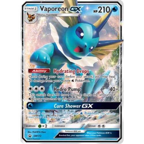Vaporeon-GX (SM172/248) Promo Holofoil - Single