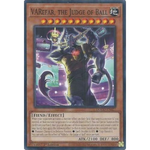 VARefar the Judge of Ball - DOOD-EN027 Common 1st Edition