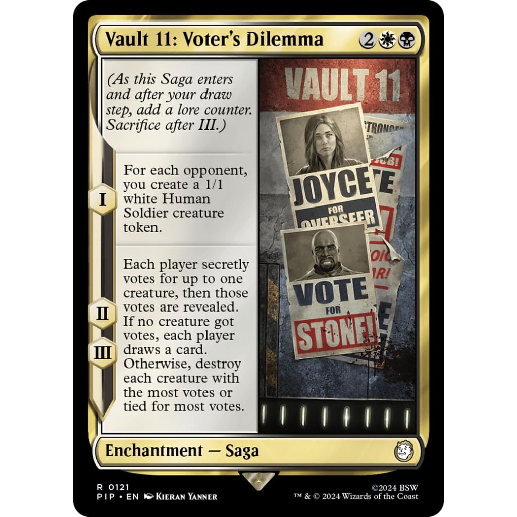 Vault 11: Voter’s Dilemma (PIP-121) Foil - Single